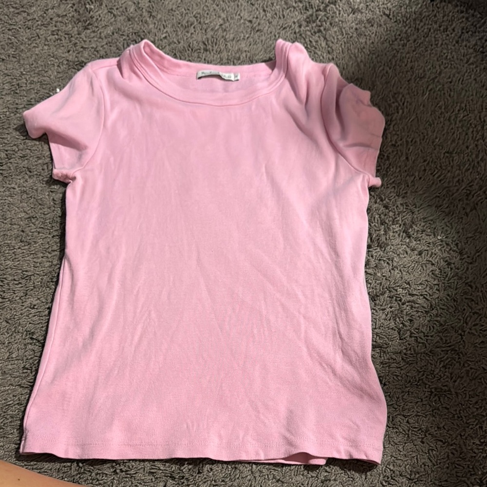 Michael Stars Pink Short Sleeve Tee